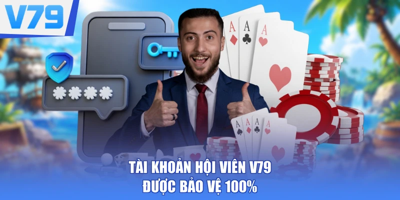 Tài khoản hội viên V79 được bảo vệ 100%